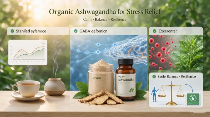 How Organic Ashwagandha Supports Stress Relief
