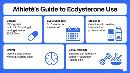 Ecdysterone dosage and usage for athletes