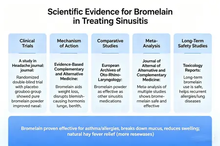 Scientific Evidence Supporting Bromelain for Sinusitis Scientific Evidence Supporting Bromelain for Sinusitis