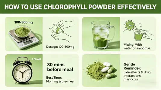  Use Chlorophyll Powder Effectively