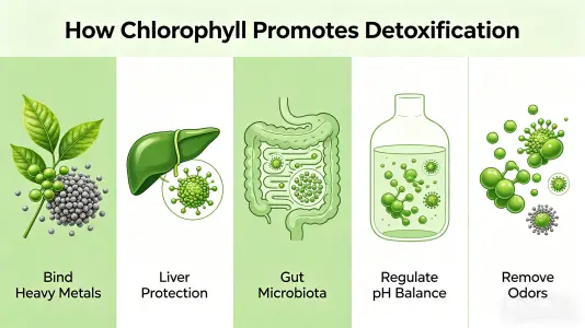 Chlorophyll Supports Detoxification