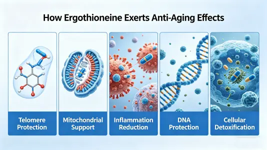 Ergothioneine Supports Anti-Aging