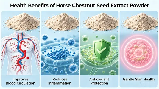 Health benefits of horse chestnut seed extract powder