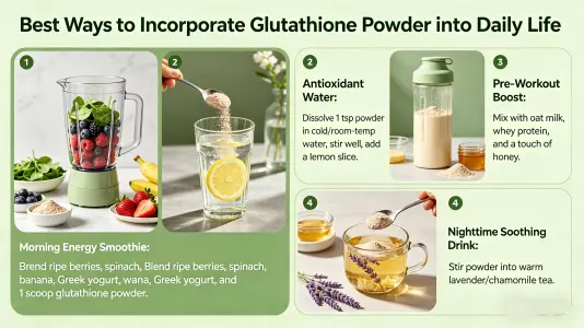 Best Ways to Add Glutathione Powder to Your Routine