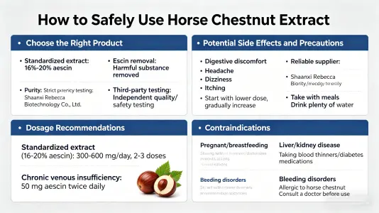 Use Horse Chestnut Extract Safely Use Horse Chestnut Extract Safely
