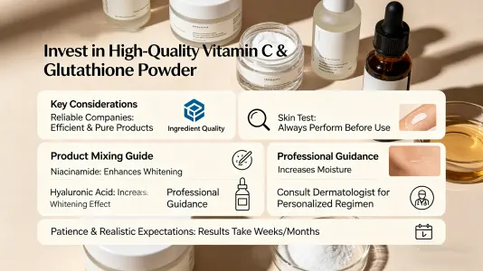 Maximize Skin Whitening with Glutathione Powder