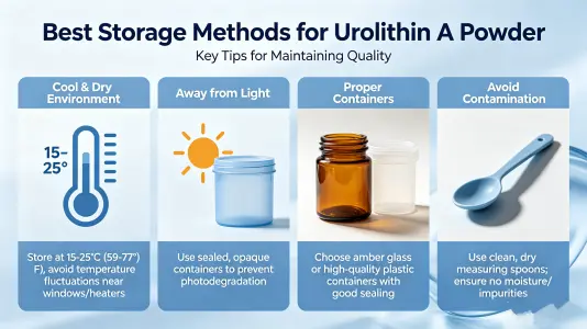 Best Storage Tips for Urolithin A Powder Best Storage Tips for Urolithin A Powder