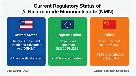 Current Regulatory Status of Beta Nicotinamide Mononucleotide Current Regulatory Status of Beta Nicotinamide Mononucleotide