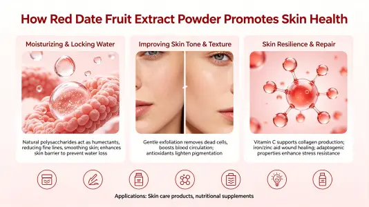 Jujube Fruit Extract Powder Supports Skin Health Jujube Fruit Extract Powder Supports Skin Health