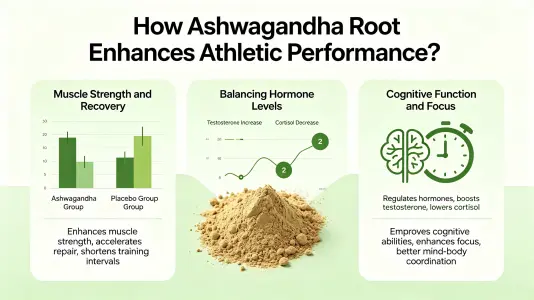 Ashwagandha Root Enhances Physical Performance