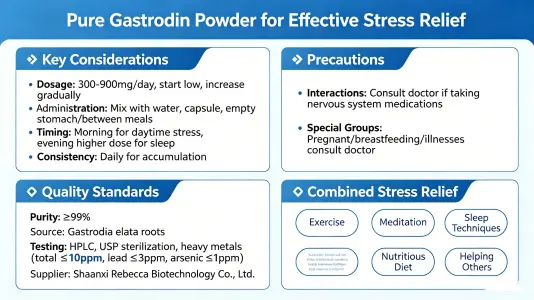 Using Pure Gastrodin Powder for Effective Stress Relief Using Pure Gastrodin Powder for Effective Stress Relief