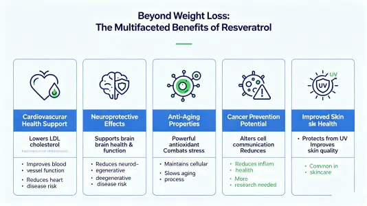 Resveratrol Benefits Beyond Weight Loss Resveratrol Benefits Beyond Weight Loss
