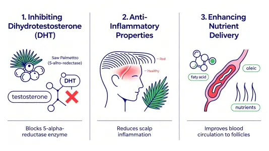 How Saw Palmetto Extract Supports Hair Regrowth How Saw Palmetto Extract Supports Hair Regrowth