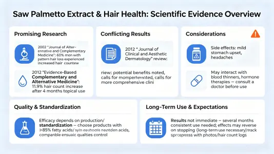 Scientific Evidence on Saw Palmetto Extract and Hair Health Scientific Evidence on Saw Palmetto Extract and Hair Health