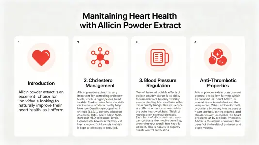 Using Allicin Powder Extract for Heart Health Support