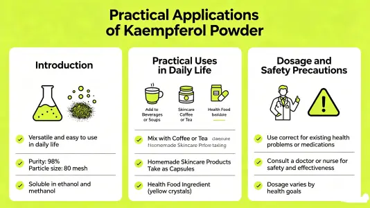 Practical Applications of Kaempferol Powder