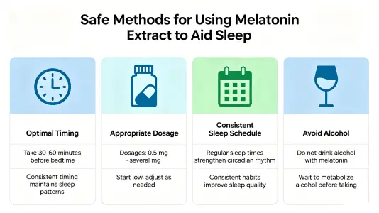 Safe Ways to Use Melatonin Extract for Sleep