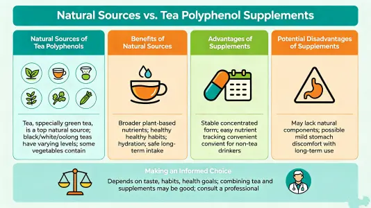 Natural Sources vs. Tea Polyphenol Supplements