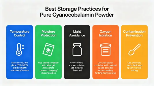 ​​​​​​​Best Practices for Storing Pure Cyanocobalamin Powder