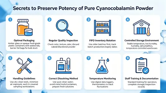 Tips to Maintain Potency of Pure Cyanocobalamin Powder