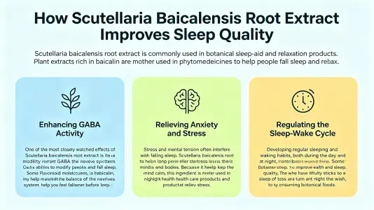 ow Baical Skullcap Root Extract Improves Sleep Quality ow Baical Skullcap Root Extract Improves Sleep Quality