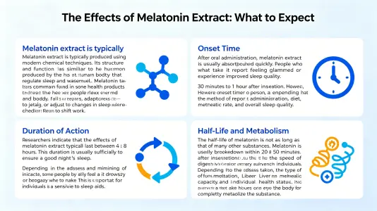 Melatonin extract effects Melatonin extract effects