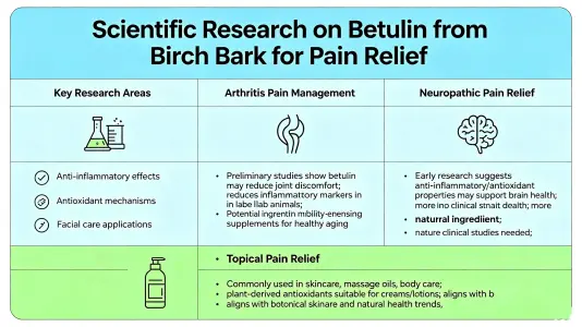 Scientific Studies on Birch Bark Betulin for Pain Relief
