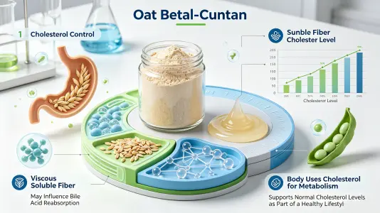 The Role of Oat Beta Glucan Powder in Cholesterol Control