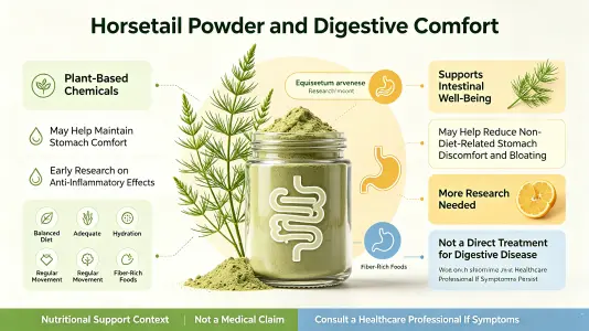 Can Organic Horsetail Powder Help Reduce Bloating