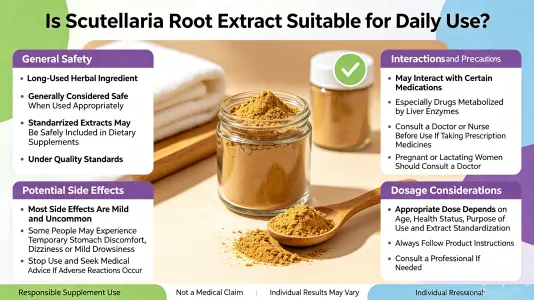 Is Baical Skullcap Root Extract Safe for Daily Use