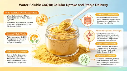 How Water Soluble Q10 Improves Absorption How Water Soluble Q10 Improves Absorption