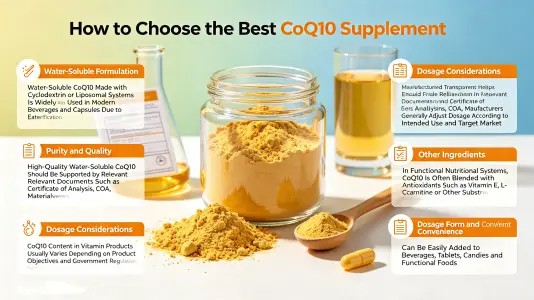 Choosing the Best Form of CoQ10 Supplement Choosing the Best Form of CoQ10 Supplement