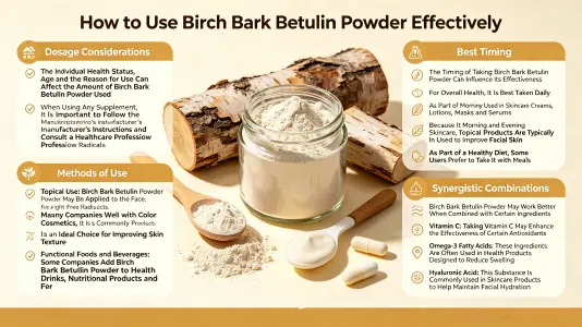 How to Use Birch Bark Betulin Powder Effectively