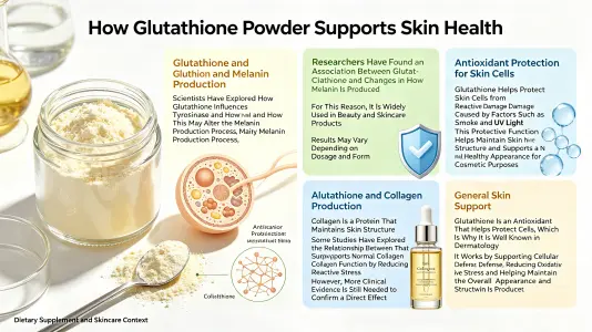 How Bulk Glutathione Powder Supports Skin Health