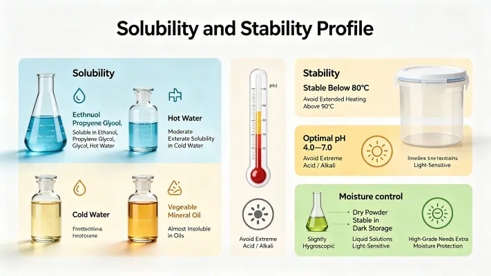 Solubility & Stability Characteristics