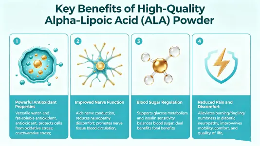 Top Benefits of the Best Α Lipoic Acid Powder Top Benefits of the Best Α Lipoic Acid Powder