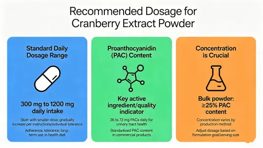 Recommended Dosage for Cranberry Extract Powder