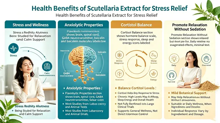 Health Benefits of Scutellaria Extract for Stress Relief