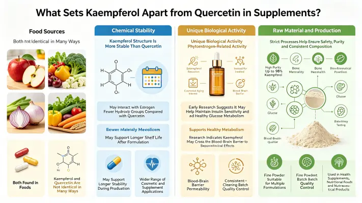 What Sets Kaempferol Apart from Quercetin in Supplements