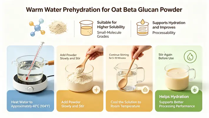 Warm Water Pre-Hydration Method Warm Water Pre-Hydration Method