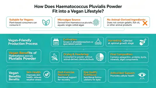How Haematococcus Powder Fits a Vegan Lifestyle