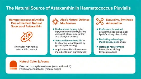 Natural Sources of Astaxanthin in Haematococcus