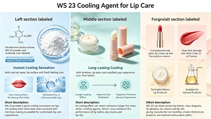 Top Benefits of WS 23 Cooling Agent in Lip Care