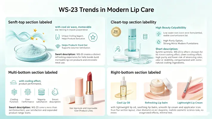 Why WS 23 Cooling Agent is a Trending Lip Care Ingredient Why WS 23 Cooling Agent is a Trending Lip Care Ingredient