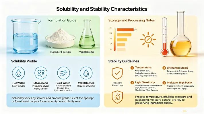 Solubility & Stability Characteristics Solubility & Stability Characteristics
