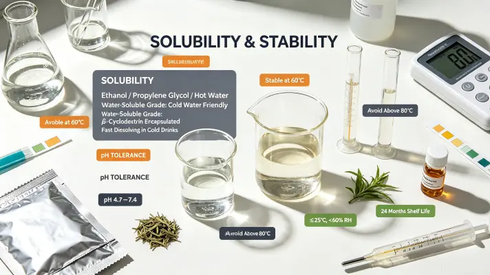Solubility & Stability Characteristics Solubility & Stability Characteristics