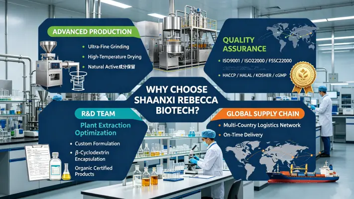 Why Choose Shaanxi Rebecca Biotechnology