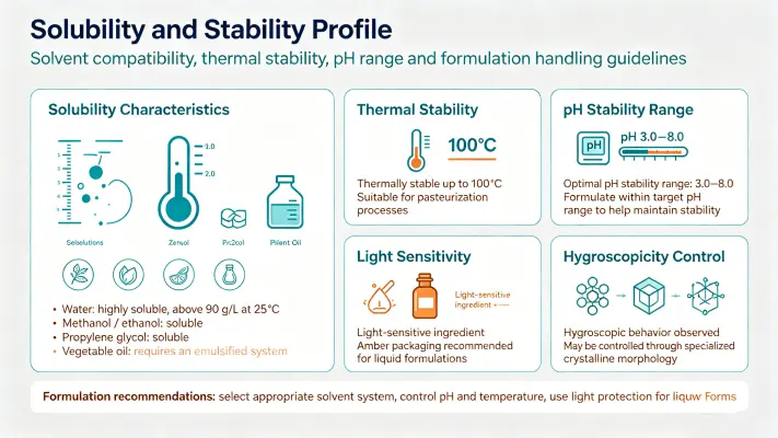Solubility & Stability Profile