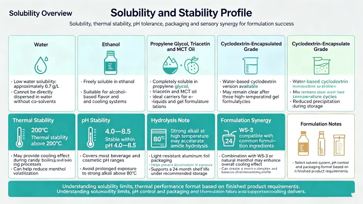 Solubility & Stability Characteristics