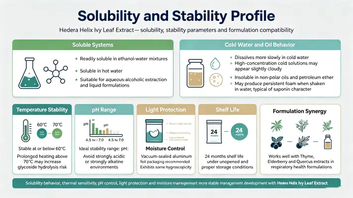 Solubility and Stability Profile